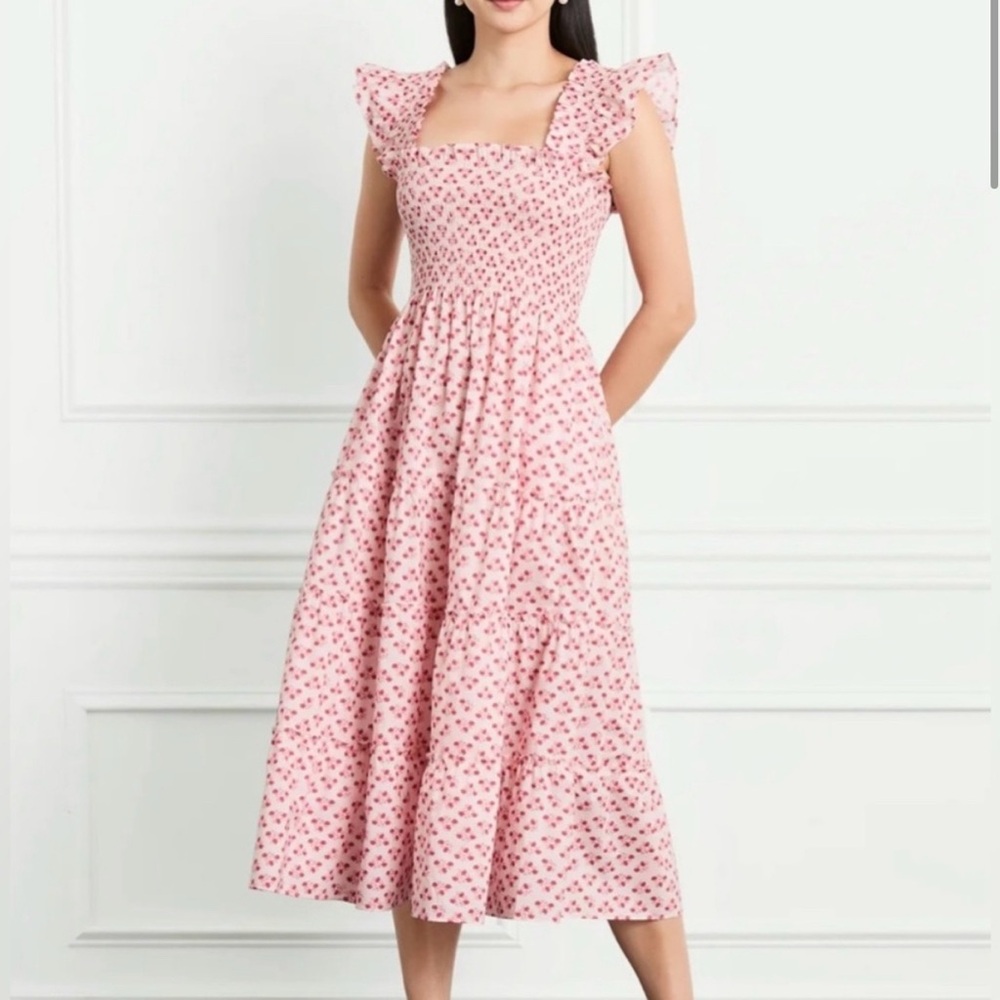 EUC Hill House Ellie, Posy Pink Cotton, XXS